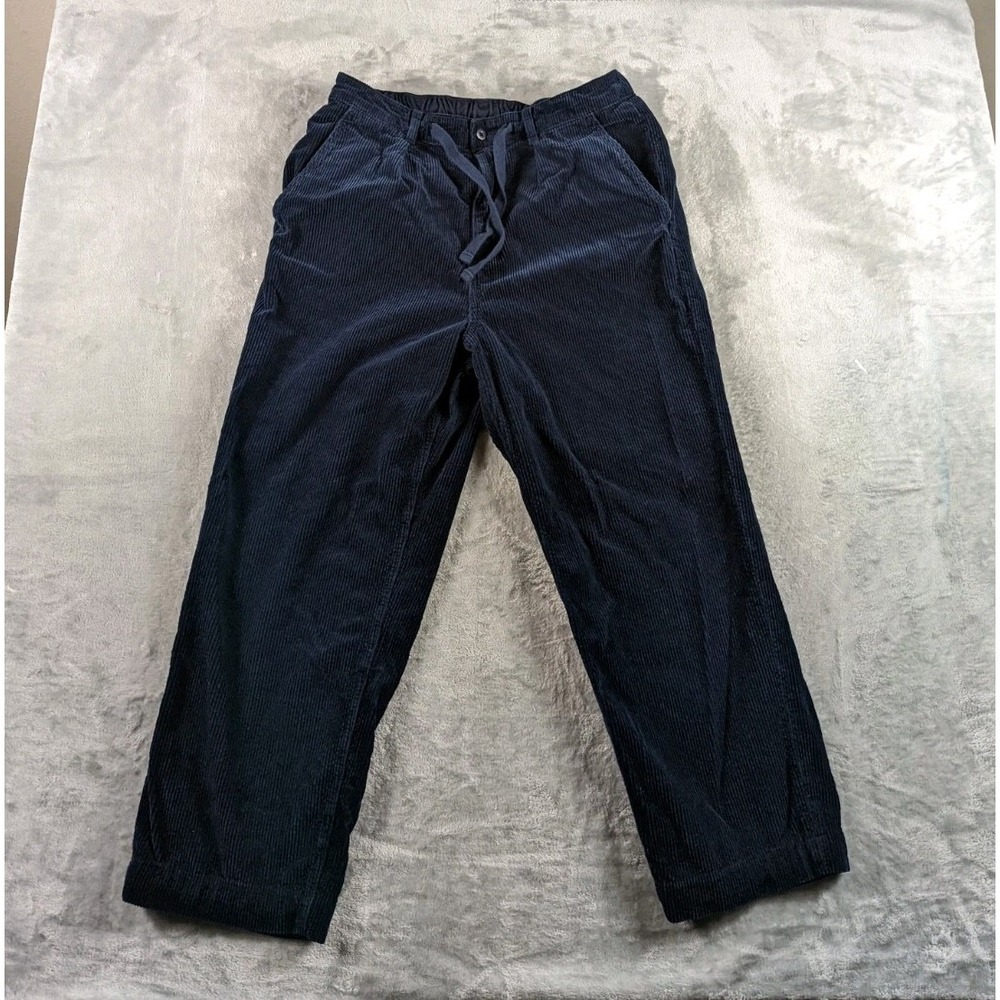 Polo Ralph Lauren Pants Mens Medium Blue Prepster Corduroy Easy Relaxed Fit